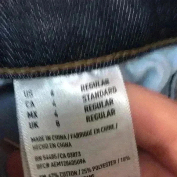 American Eagle AE High Rise Jegging crop #1324 Size 4R - Picture 6 of 7